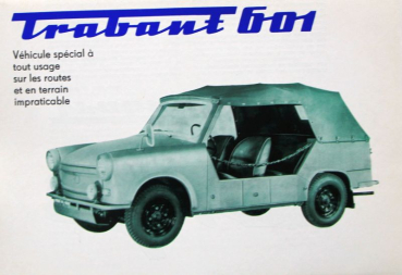 Trabant 601 Huntingcar Modelprogram 1978 Carbrochure (10398)